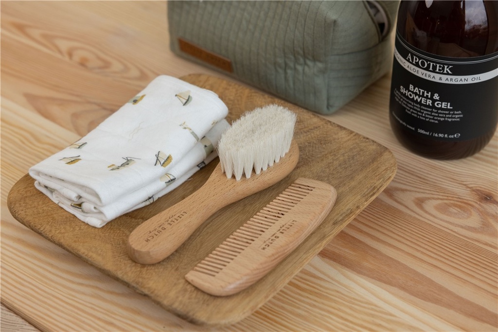 Set cepillo y peine bebé Little Dutch