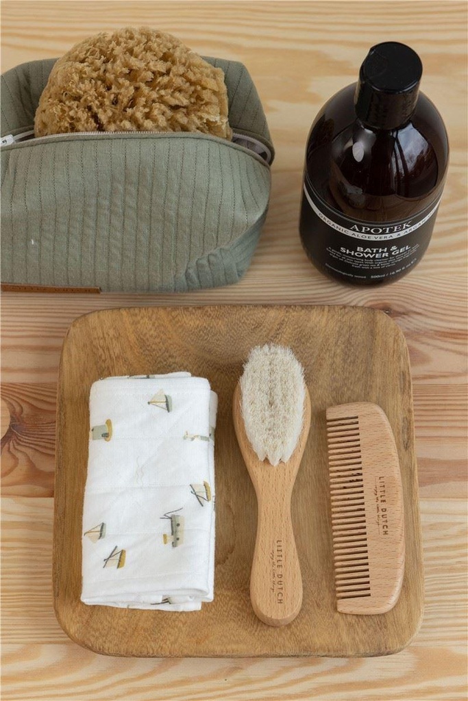 Set cepillo y peine bebé Little Dutch