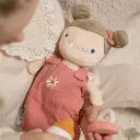 Bebé Rosa con canastilla y accesorios Little Dutch