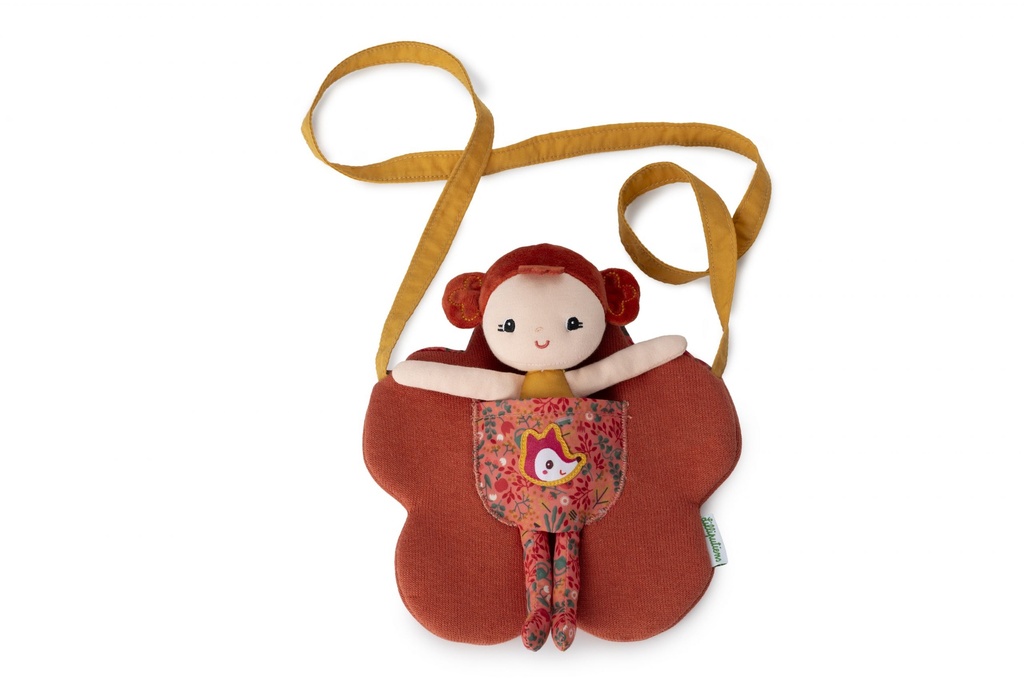 Muñeca Adèle con bolso de flor