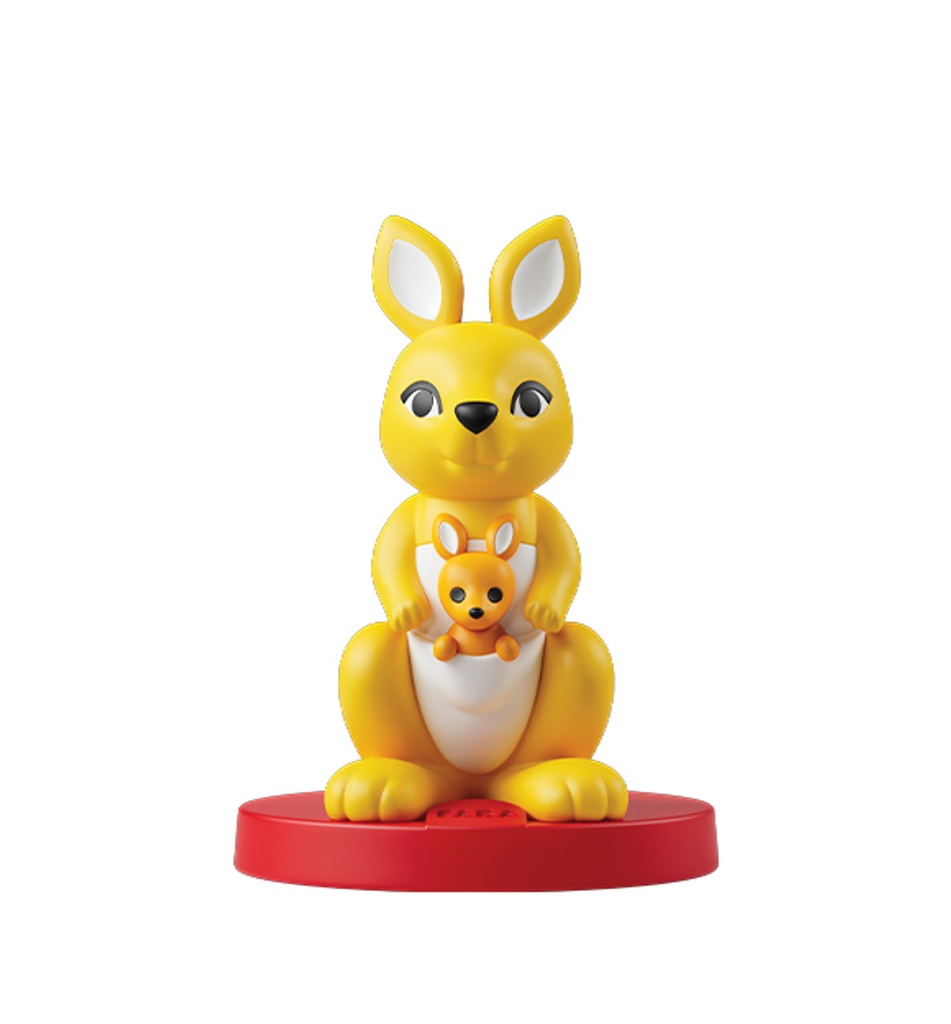 Personaje sonoro Faba Canta y salta con Camila