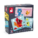 Puzle padres y animales bebés