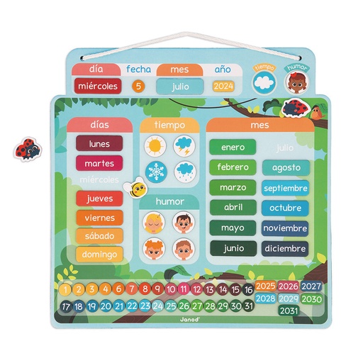 Calendario magnético