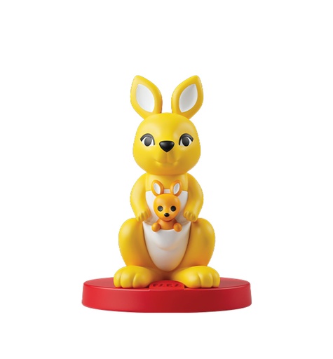 Personaje sonoro Faba Canta y salta con Camila