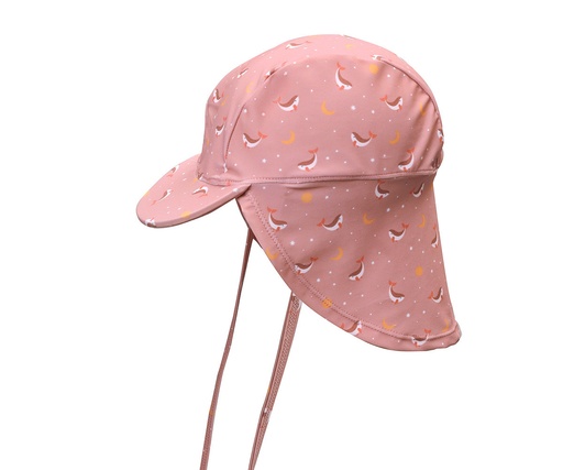 Gorro Bebé Playa Whale Pink